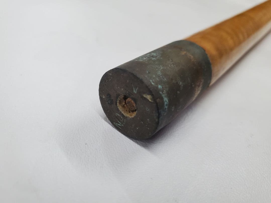 カーリーメープル　虎杢　トラ目　キュー　杖　材木　極トラ目