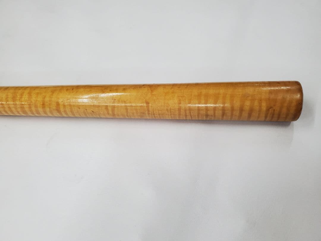 カーリーメープル　虎杢　トラ目　キュー　杖　材木　極トラ目