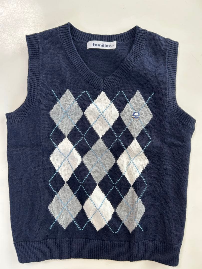 【セット売り】ファミリア ベスト 長袖シャツ バミューダパンツ　おまけあり