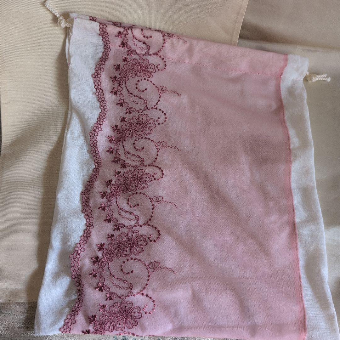 高級和装ビーズ刺繍バック 花柄　和装バック　成人式　 美品