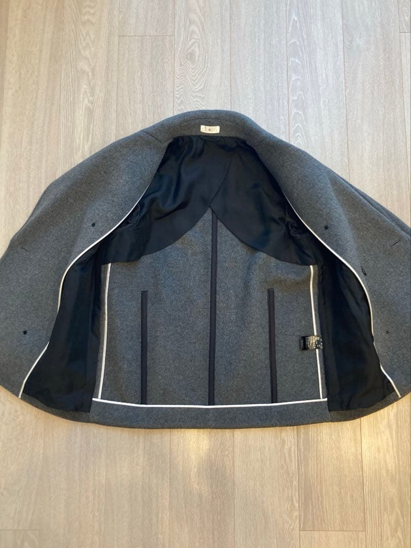 未使用 tomorrowland.bウールビーバーPコート 34グレー