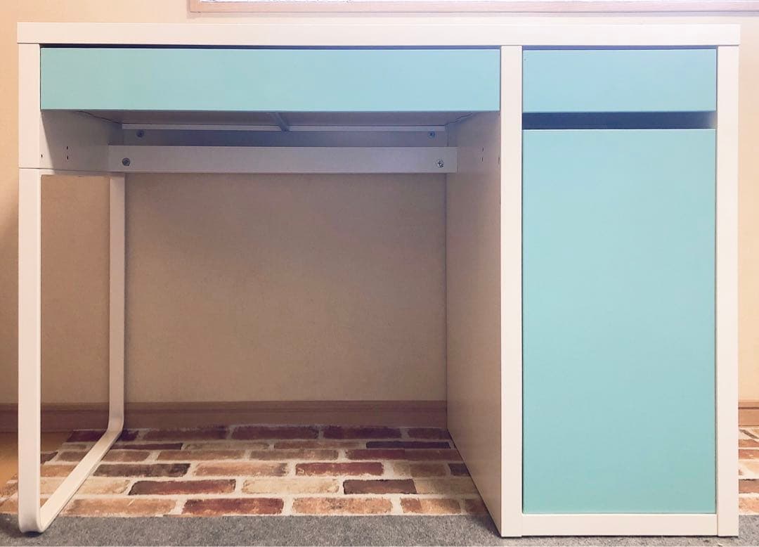 【IKEAミッケデスク】ターコイズ