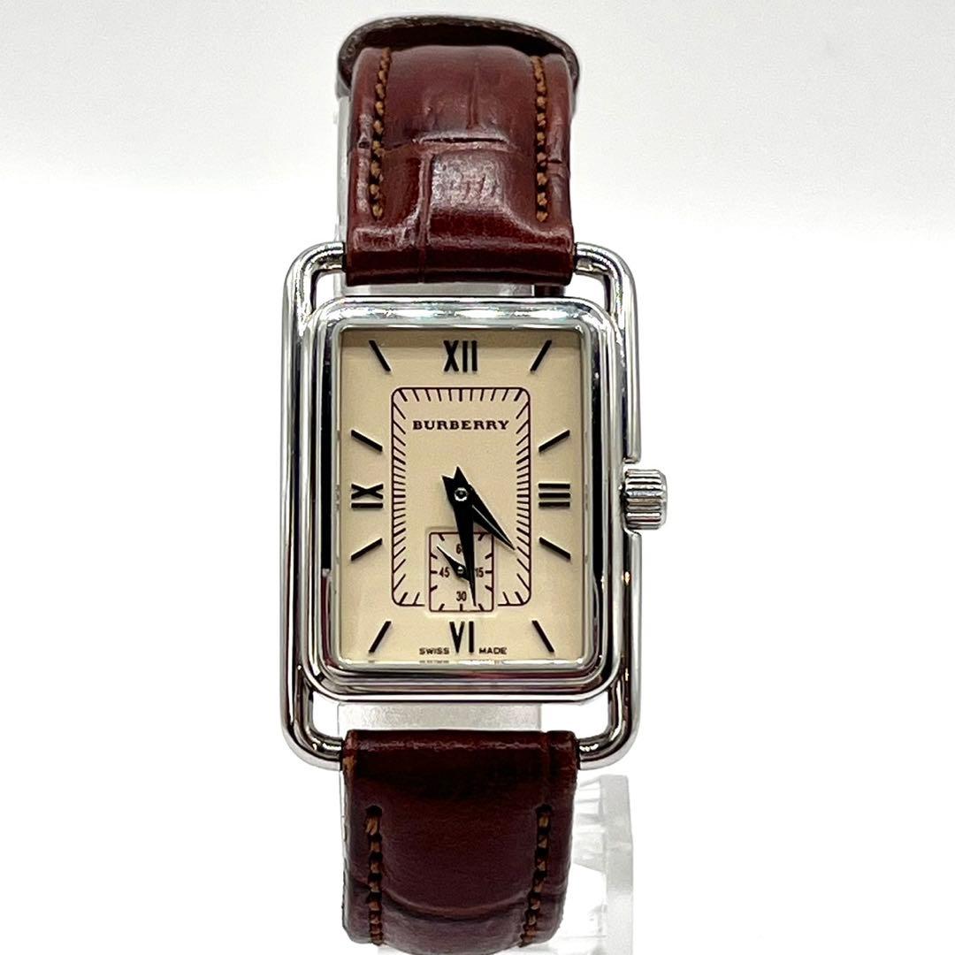 美品✨　BURBERRY アナログ腕時計 ベージュ/ブラウン