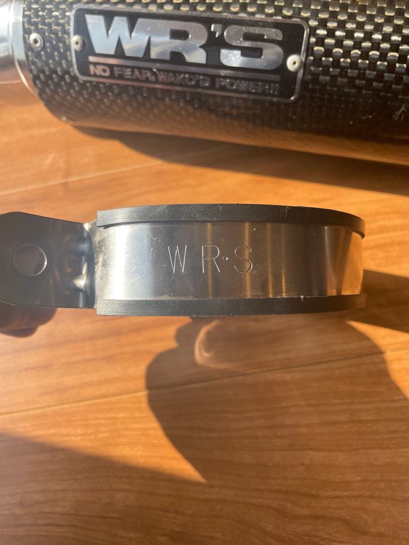 zrx400 WR'S カーボンファイバー マフラー JMCA認証