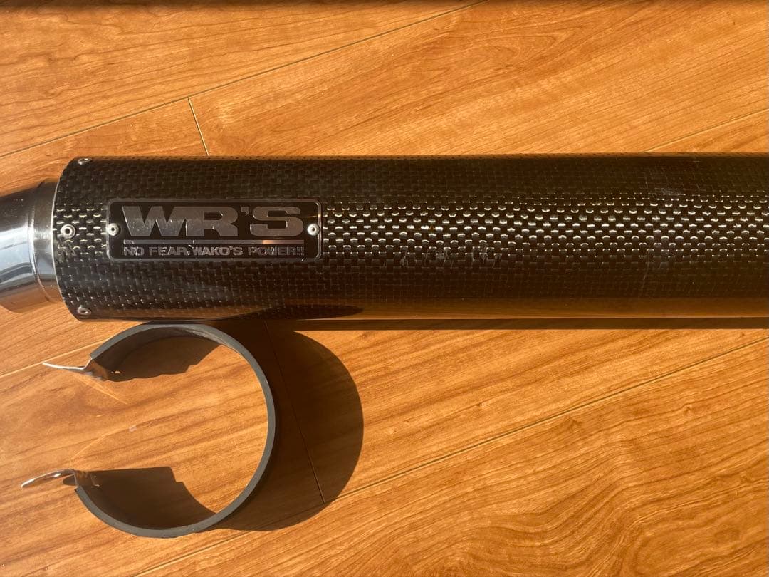 zrx400 WR'S カーボンファイバー マフラー JMCA認証