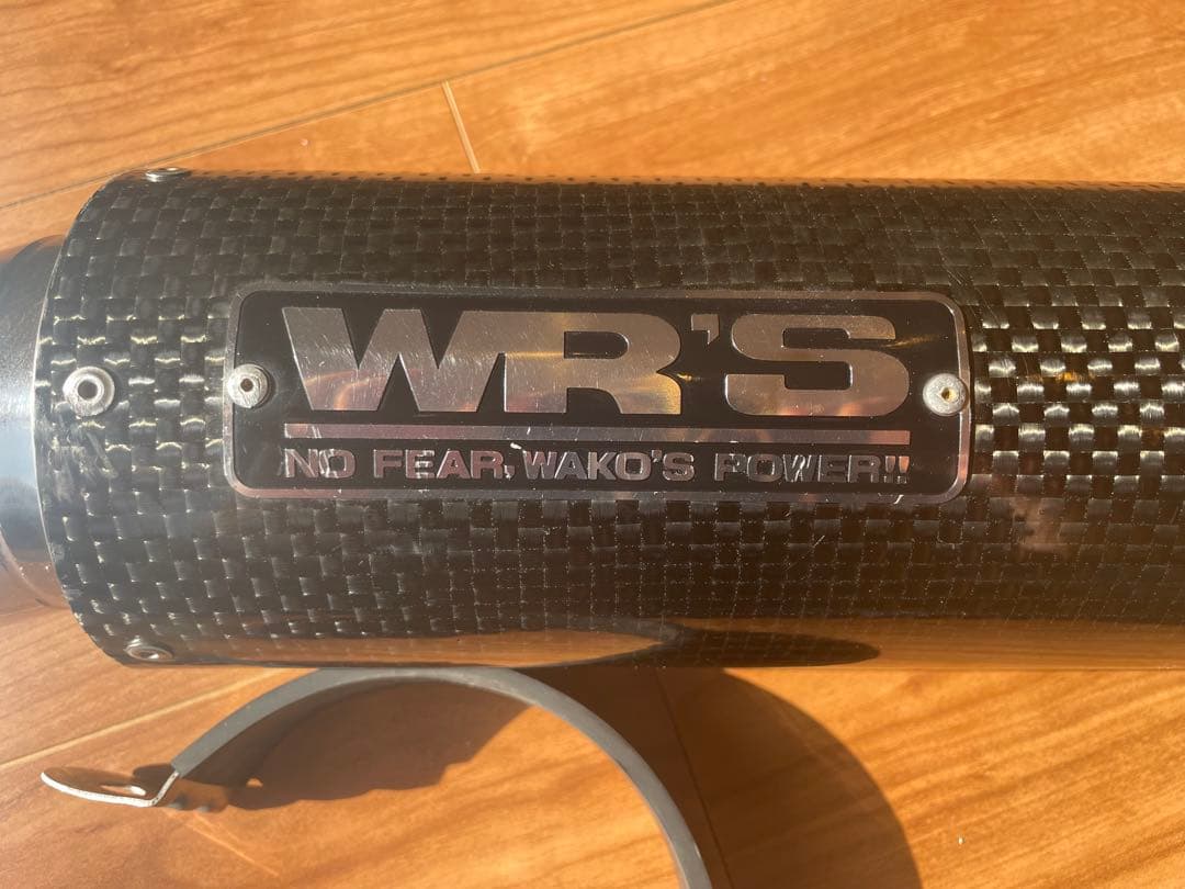 zrx400 WR'S カーボンファイバー マフラー JMCA認証