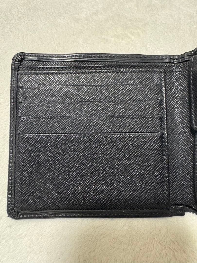 美品　ルイヴィトン エピ ポルトビエ カルトクレディ モネ 財布 マルコ 黒