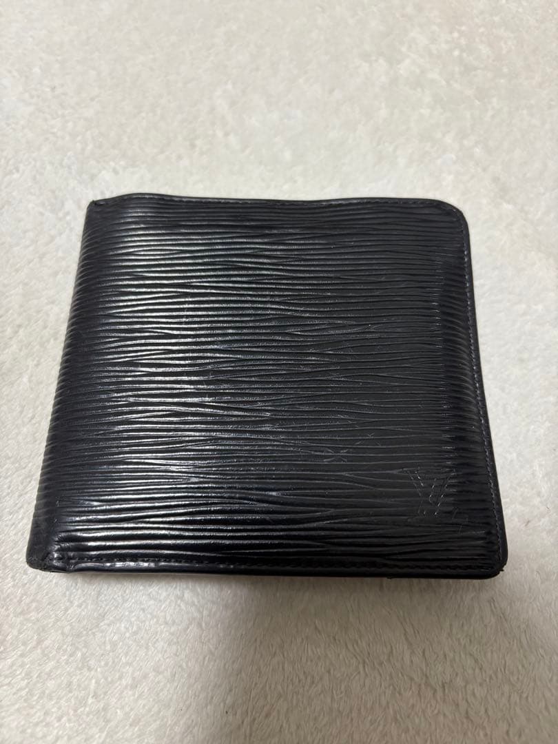 美品　ルイヴィトン エピ ポルトビエ カルトクレディ モネ 財布 マルコ 黒
