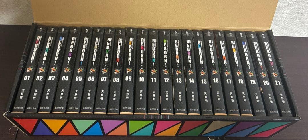 文庫版　家庭教師ヒットマン REBORN！　全21巻 BOX＋ポストカード21枚