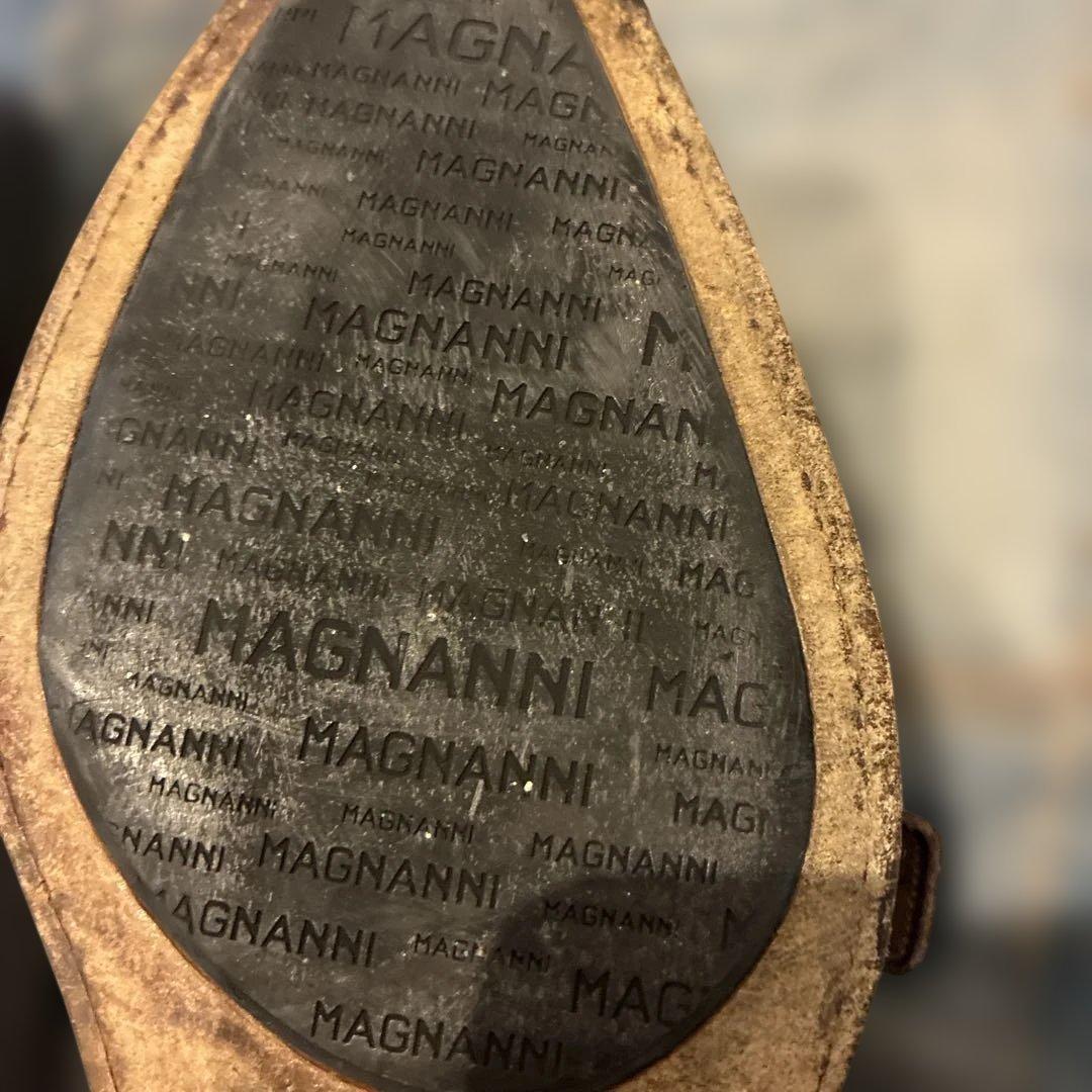 MAGNANNI マグナーニ【27.5】本革 革靴 ストレートチップ ブラック