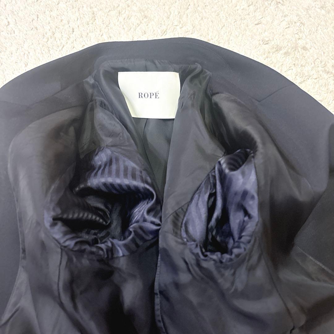美品 ROPE ロペ ダブルブレストジャケット 紺ブレ 金ボタン