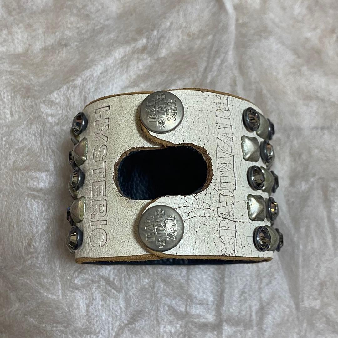 ヒステリックグラマー × バルタザール スワロフスキー スタッズ リストバンド