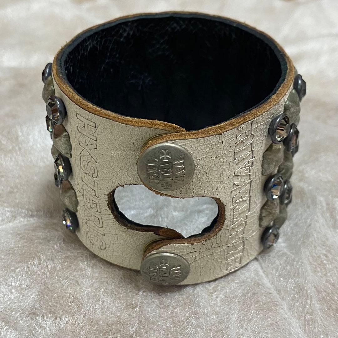 ヒステリックグラマー × バルタザール スワロフスキー スタッズ リストバンド