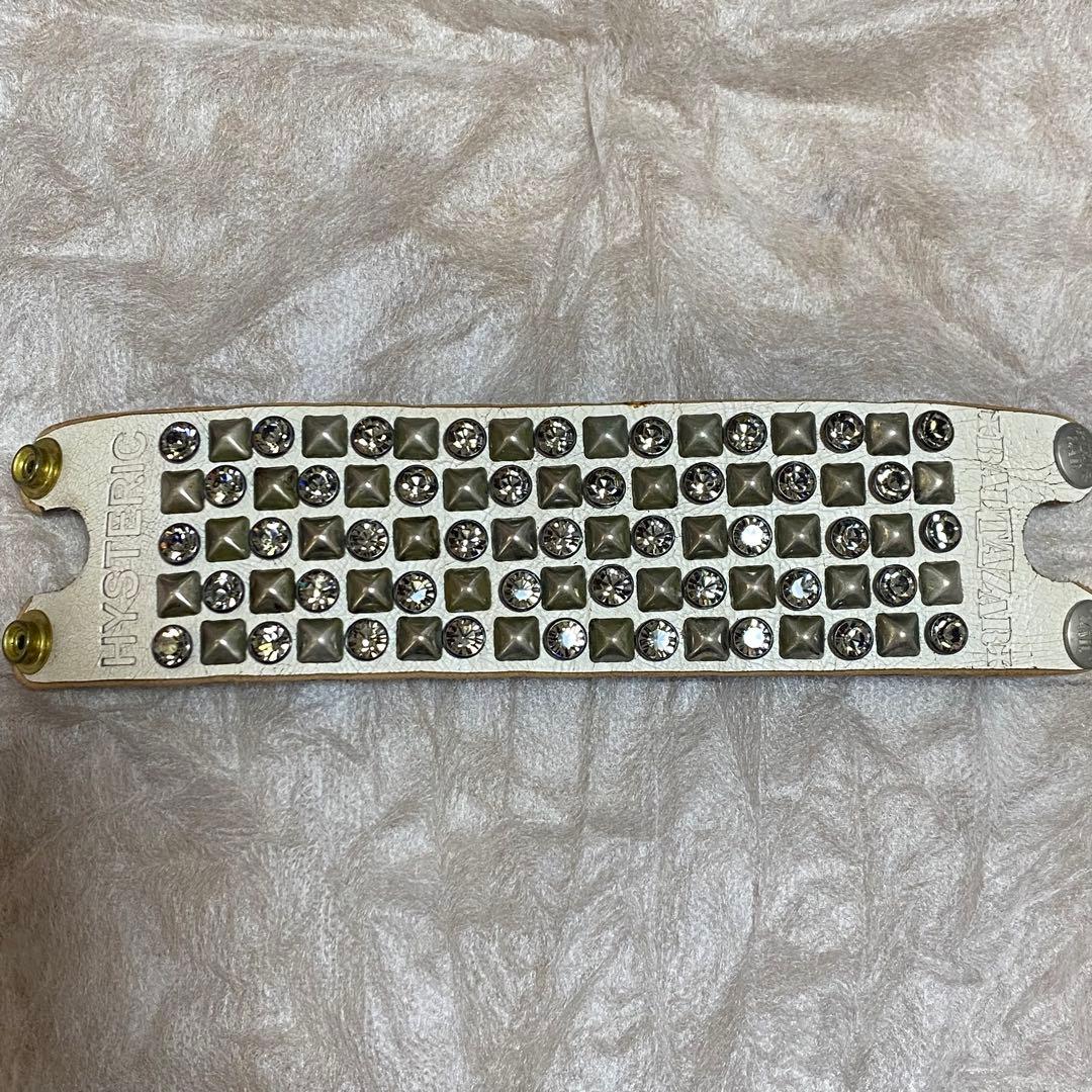 ヒステリックグラマー × バルタザール スワロフスキー スタッズ リストバンド