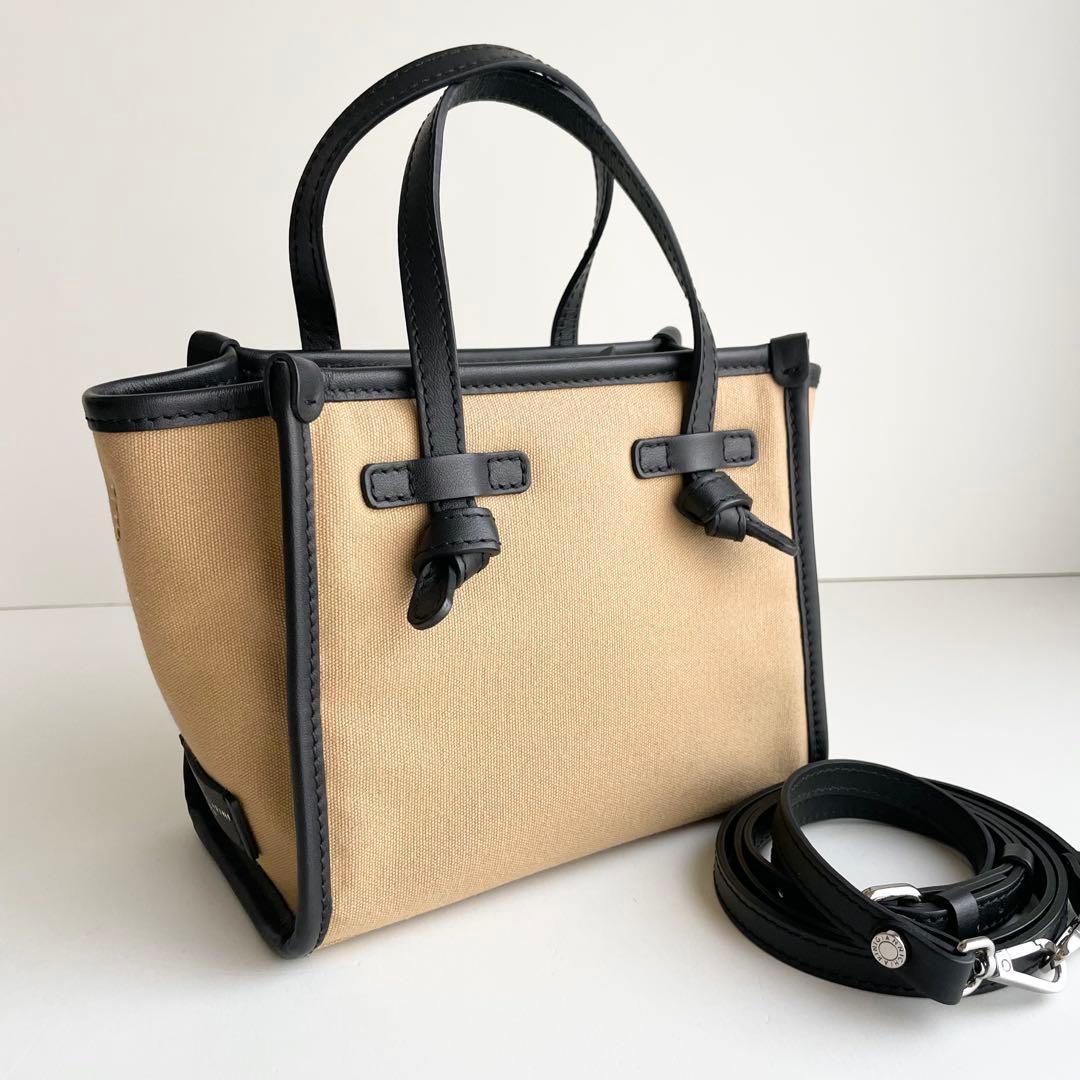 GIANNI CHIARINI ハンドバッグ ミス マルチェッラ カプチーノ