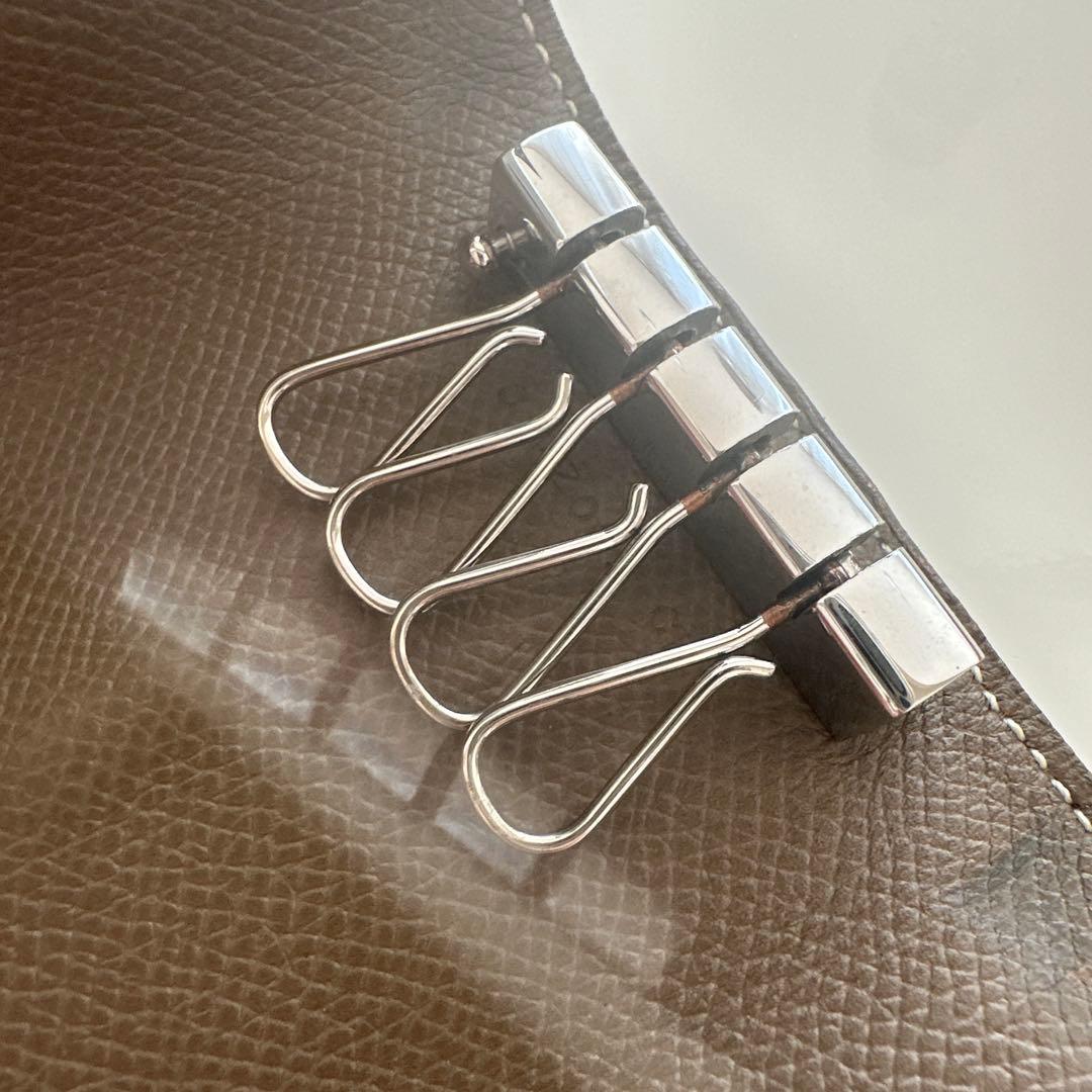 エルメス　ベアン　4連　キーケース　エトープ