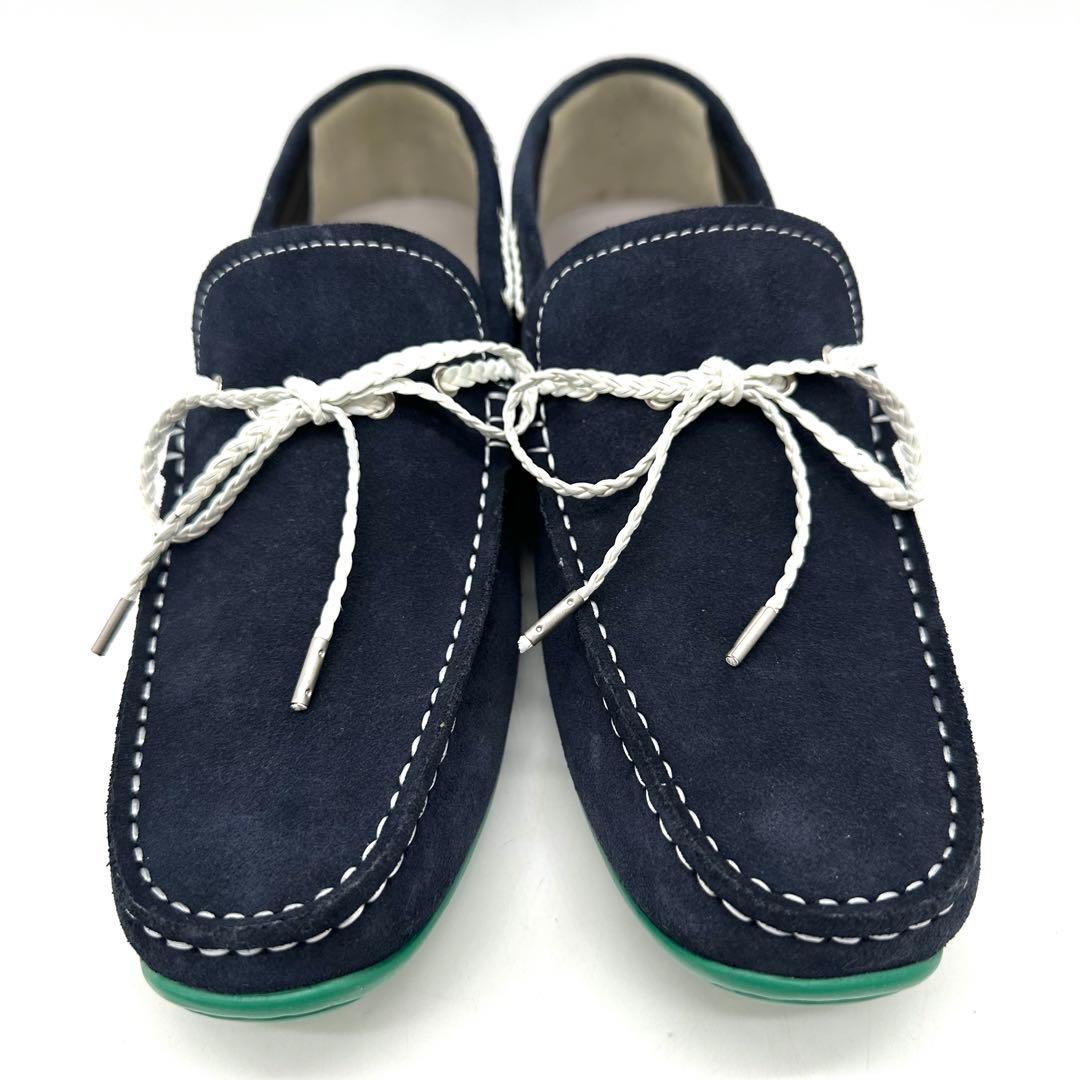 〈美品〉REGAL リーガル【25.5cm】ドライビングシューズ ネイビー