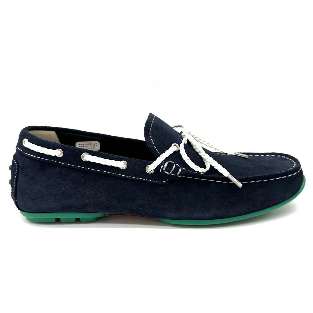 〈美品〉REGAL リーガル【25.5cm】ドライビングシューズ ネイビー