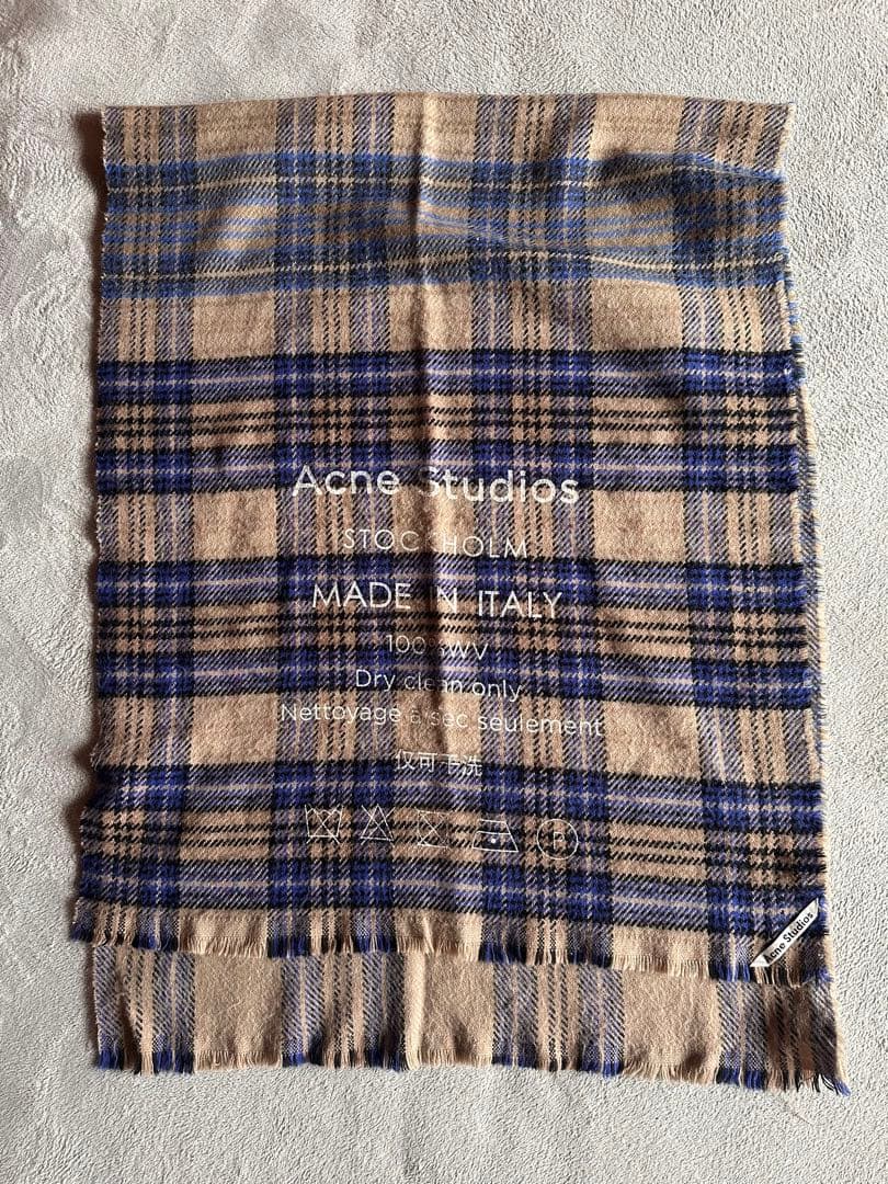 ☆pan☆Acne Studios チェック柄マフラー
