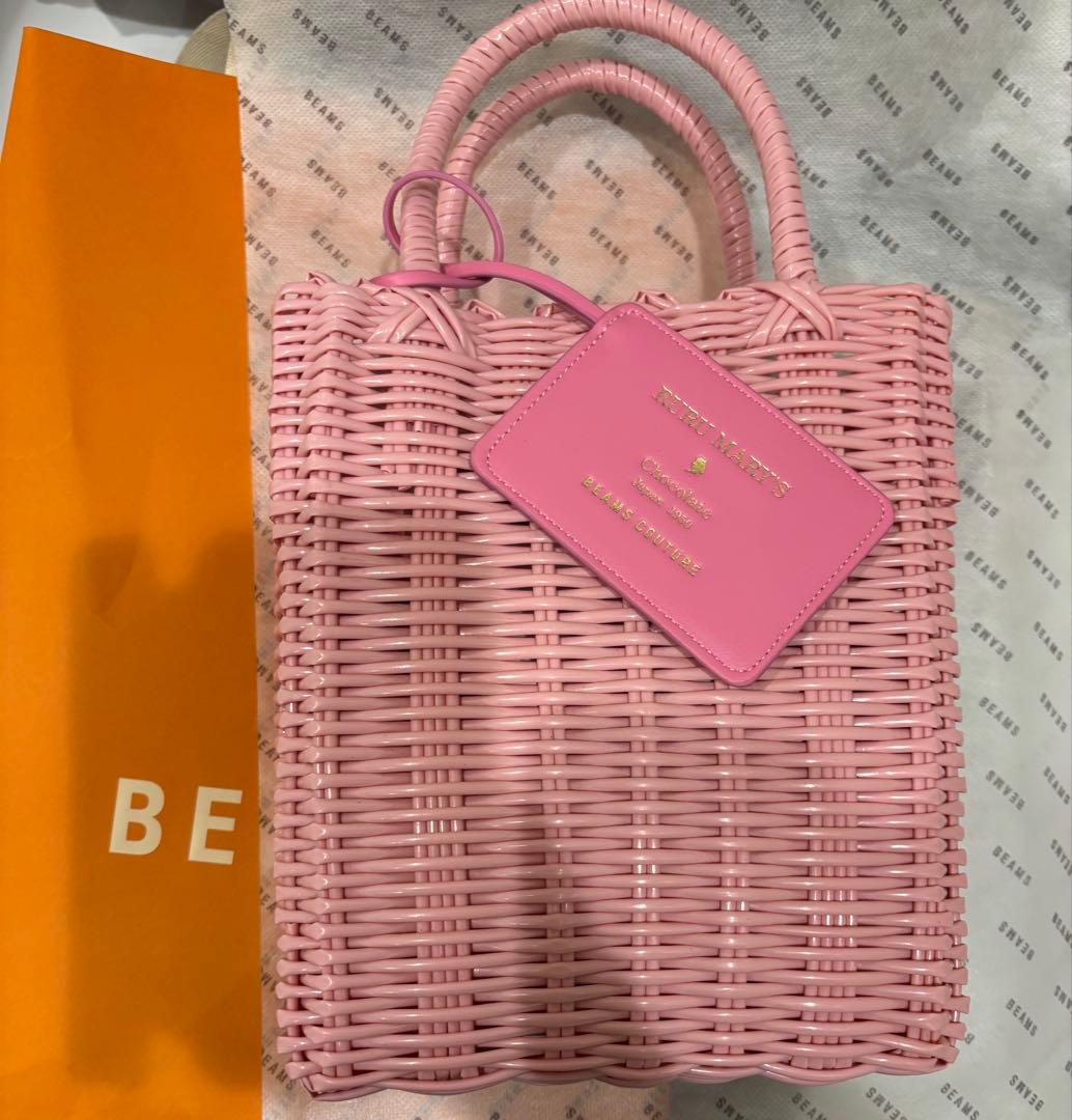 RURU MARY'S ルルメリー 手刺繍のプチかごバッグ