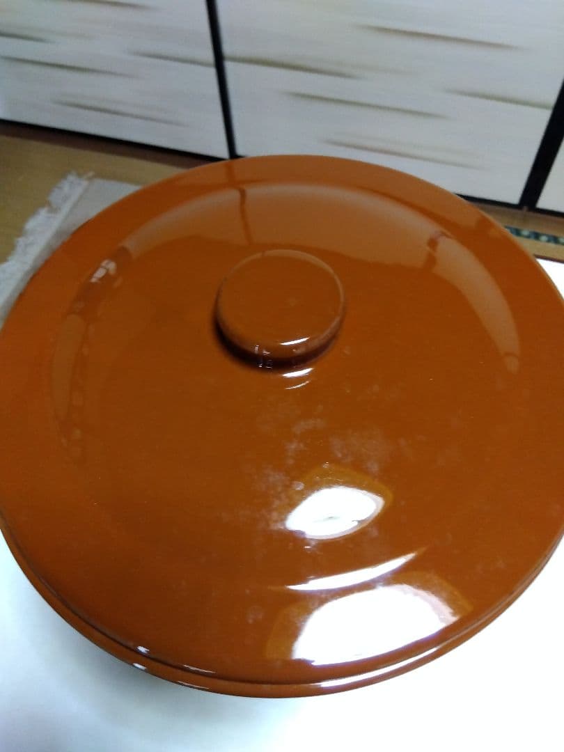 常滑焼　 久松 蓋付 切立 8号 蓋付き14.4L　日本製