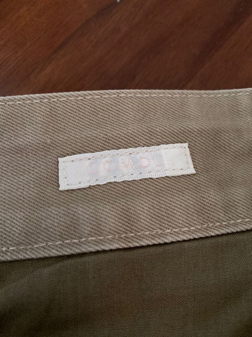 COMOLI ベルテッドチノ　サイズ1 K01-03006