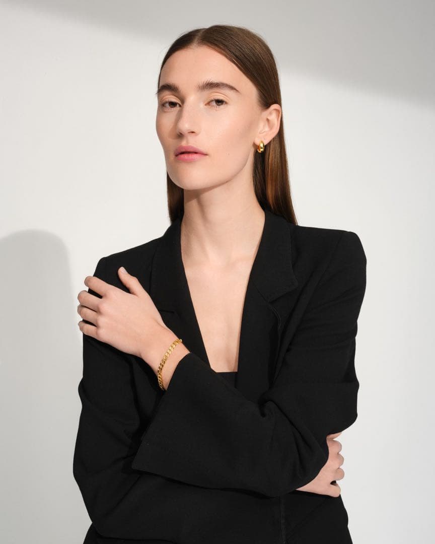 【大人気】TOM WOOD アイスフープ ピアス スモール｜ゴールド｜使用感あり