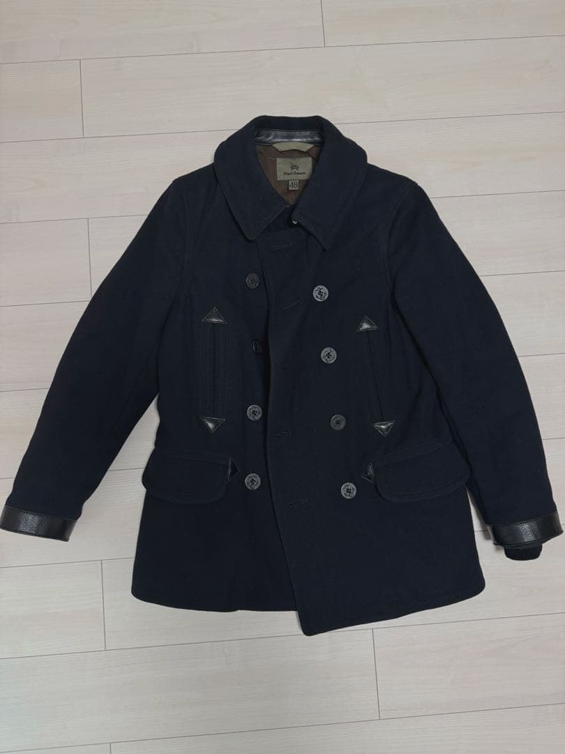 【ナイジェル・ケーボン】Nigel Cabourn ネイビー ピーコート 48