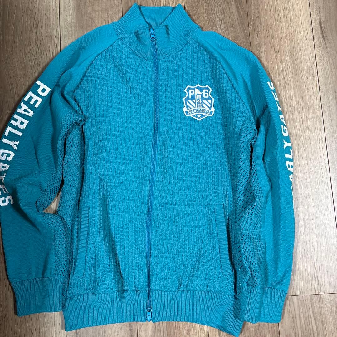 【美品】PEARLY GATES ジップアップセーター メイドインジャパン