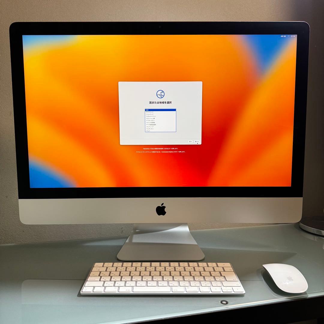 iMac 2019 27インチ メモリ40GB ストレージ2TB