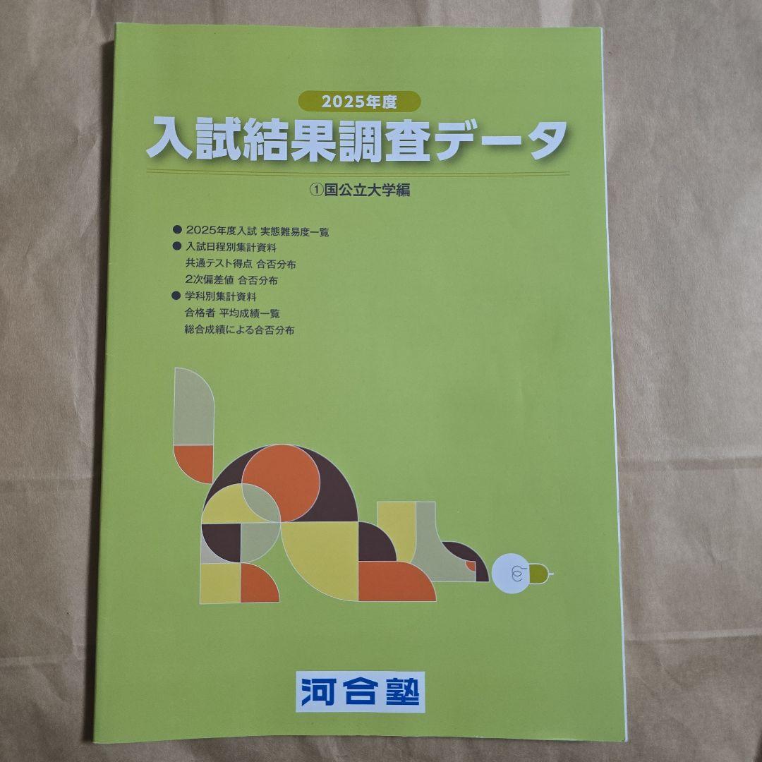 【非売品】河合塾 入試結果調査 2025 栄冠めざして 共通テスト 赤本 医学部