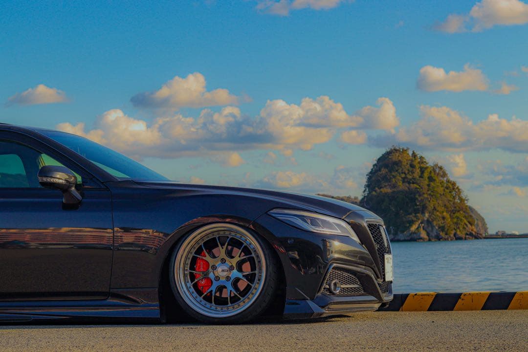 220系クラウン用M'z SPEED レッド ブレーキキャリパー