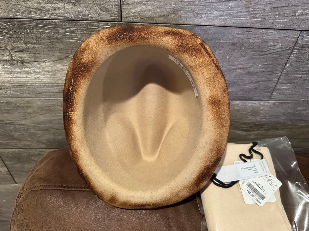 reinhard plank bona burned wax hat 新品未使用