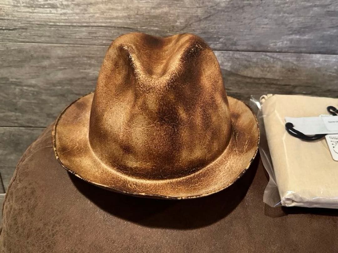 reinhard plank bona burned wax hat 新品未使用
