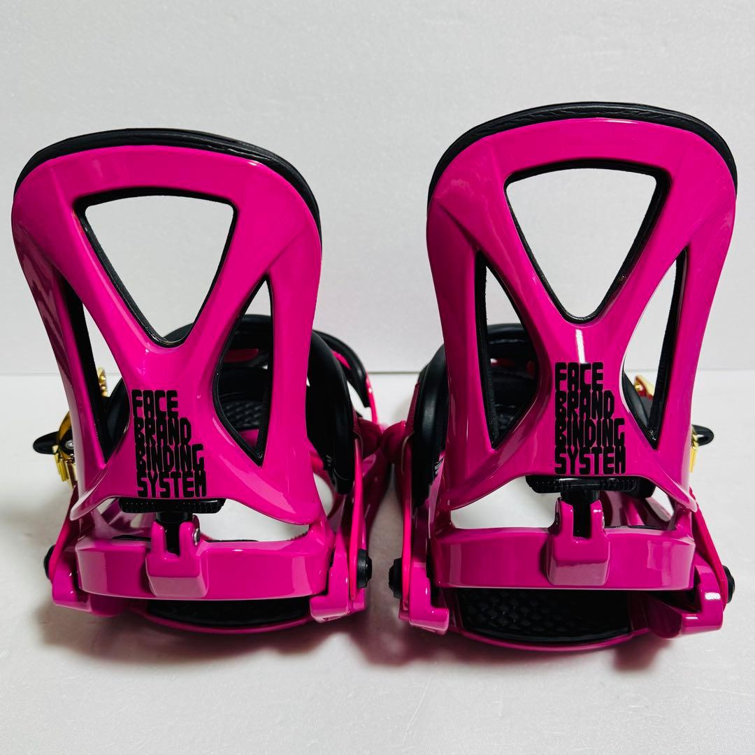 未使用　ピンク スノーボード ビンディング　mサイズ　初心者おすすめ格安特価