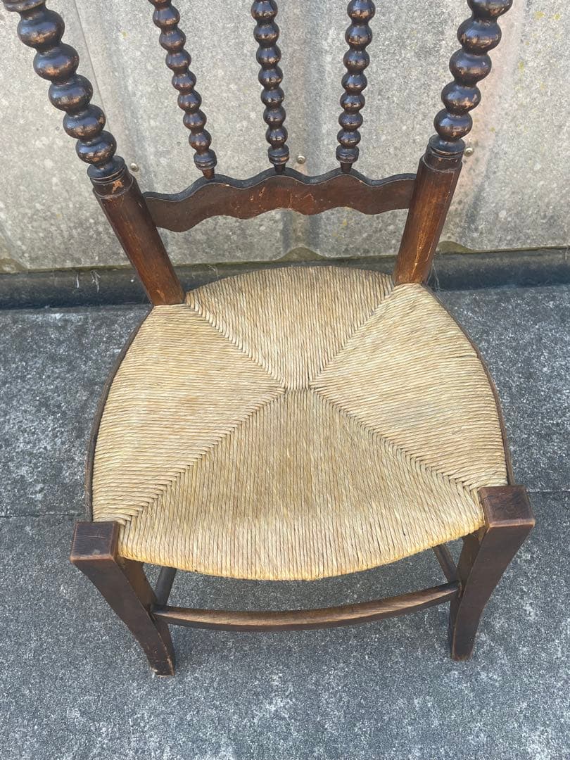 アンティーク/英国/イギリス製/ストローチェア/ダイニングチェア/チェア/椅子