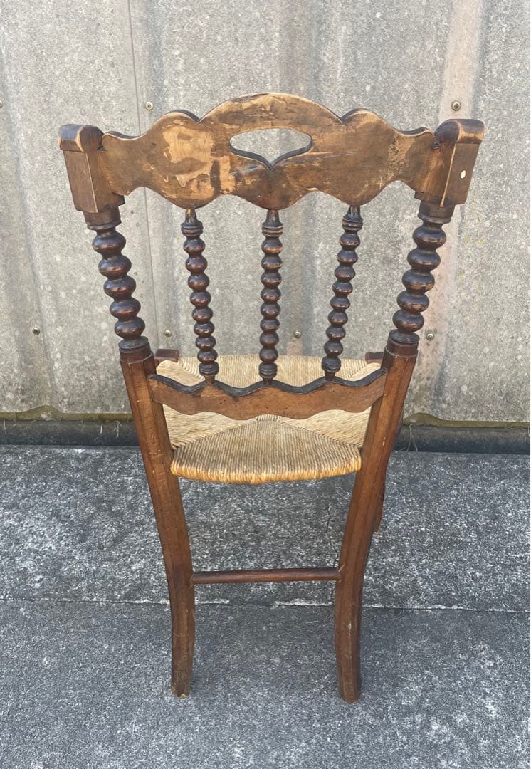 アンティーク/英国/イギリス製/ストローチェア/ダイニングチェア/チェア/椅子