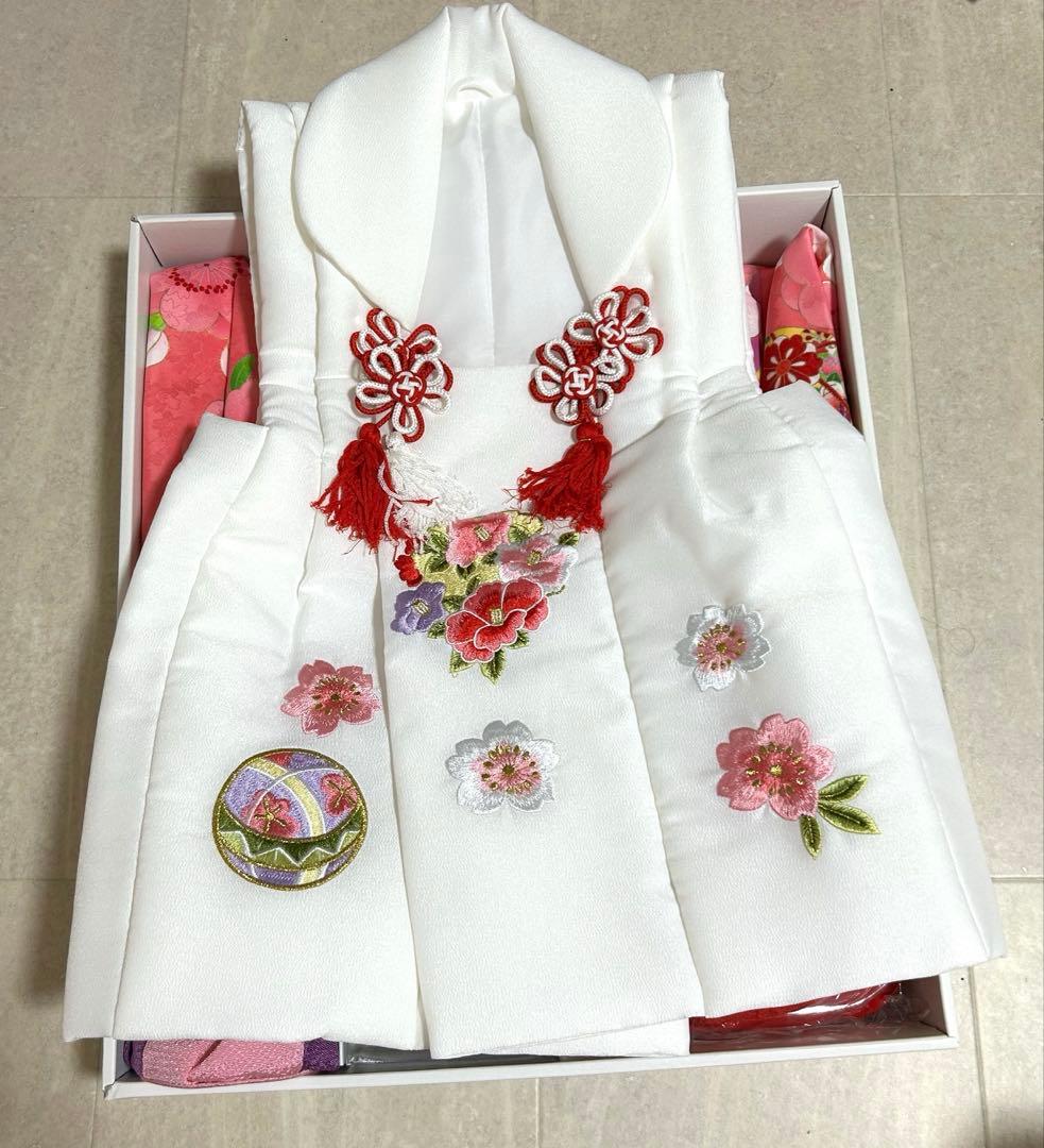 本日発送可能！七五三 被布着物セット　3歳