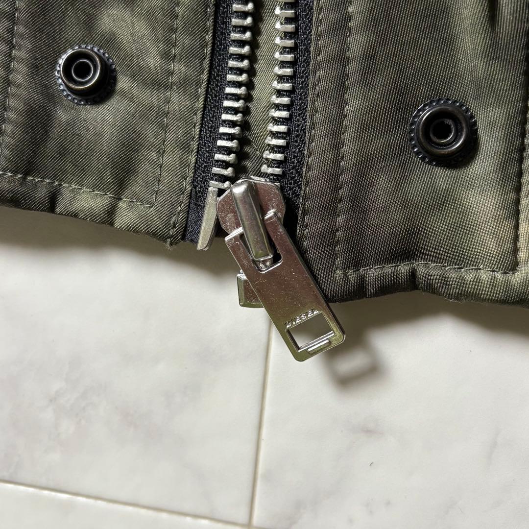 美品 DIESEL 迷彩 3M素材 中綿入り MA-1 ボンバージャケット