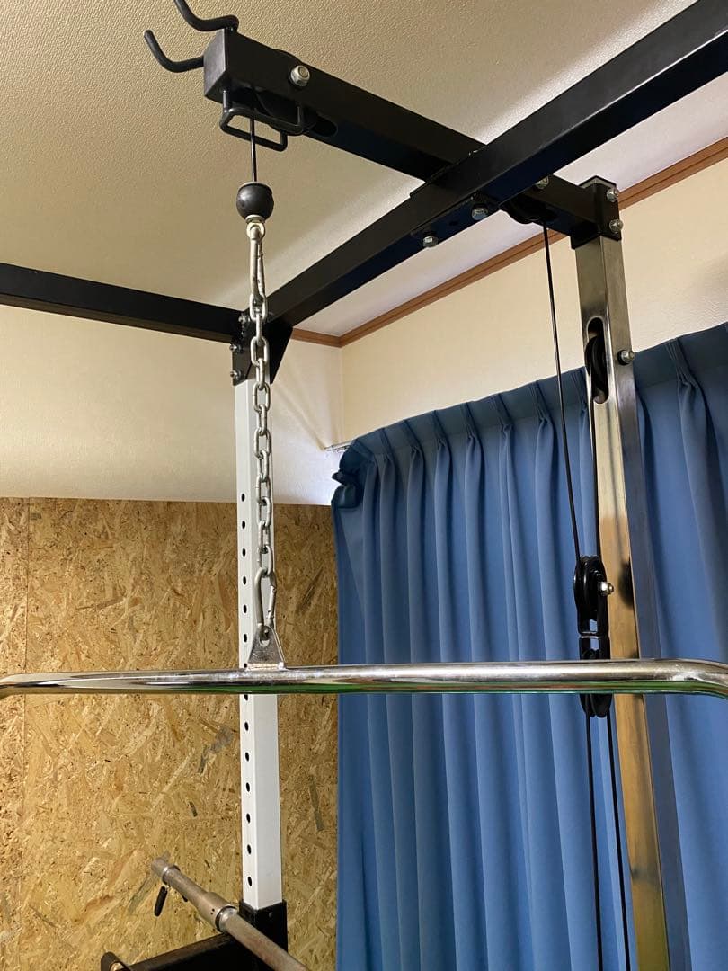 パワーラック ベンチプレストレーニングセット　115kg ラットプル付き