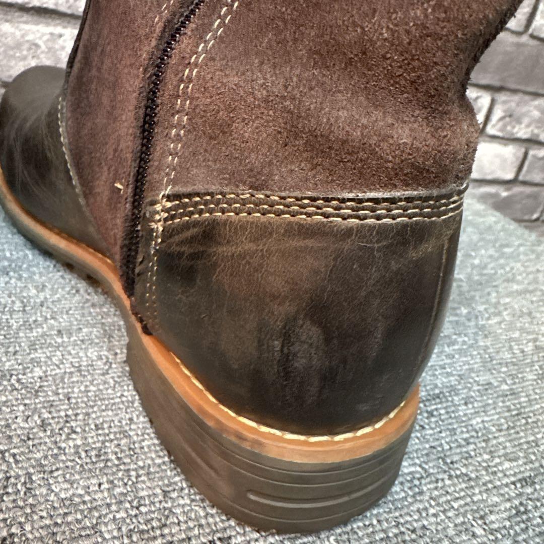 クラークス ブーツ ツートンカラー サイドジップ ゴアテックス 7.5