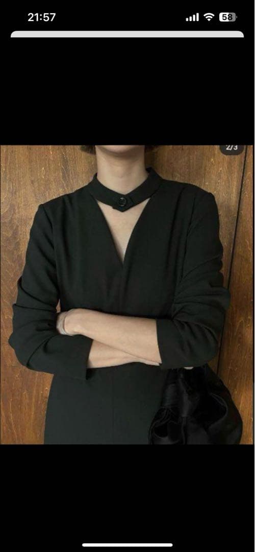 サロペット・オーバーオール・オールインワン rim.ark Back open chorker all in one