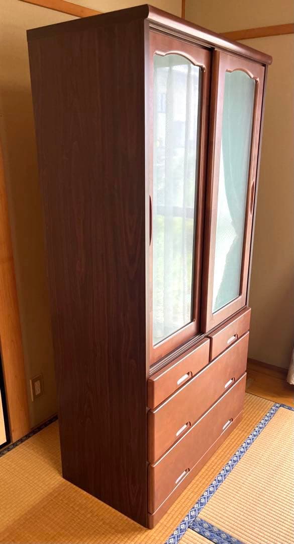 ノダ工芸　キャビネット　食器棚　幅80×高160 ⭐︎10月中旬廃棄予定⭐︎