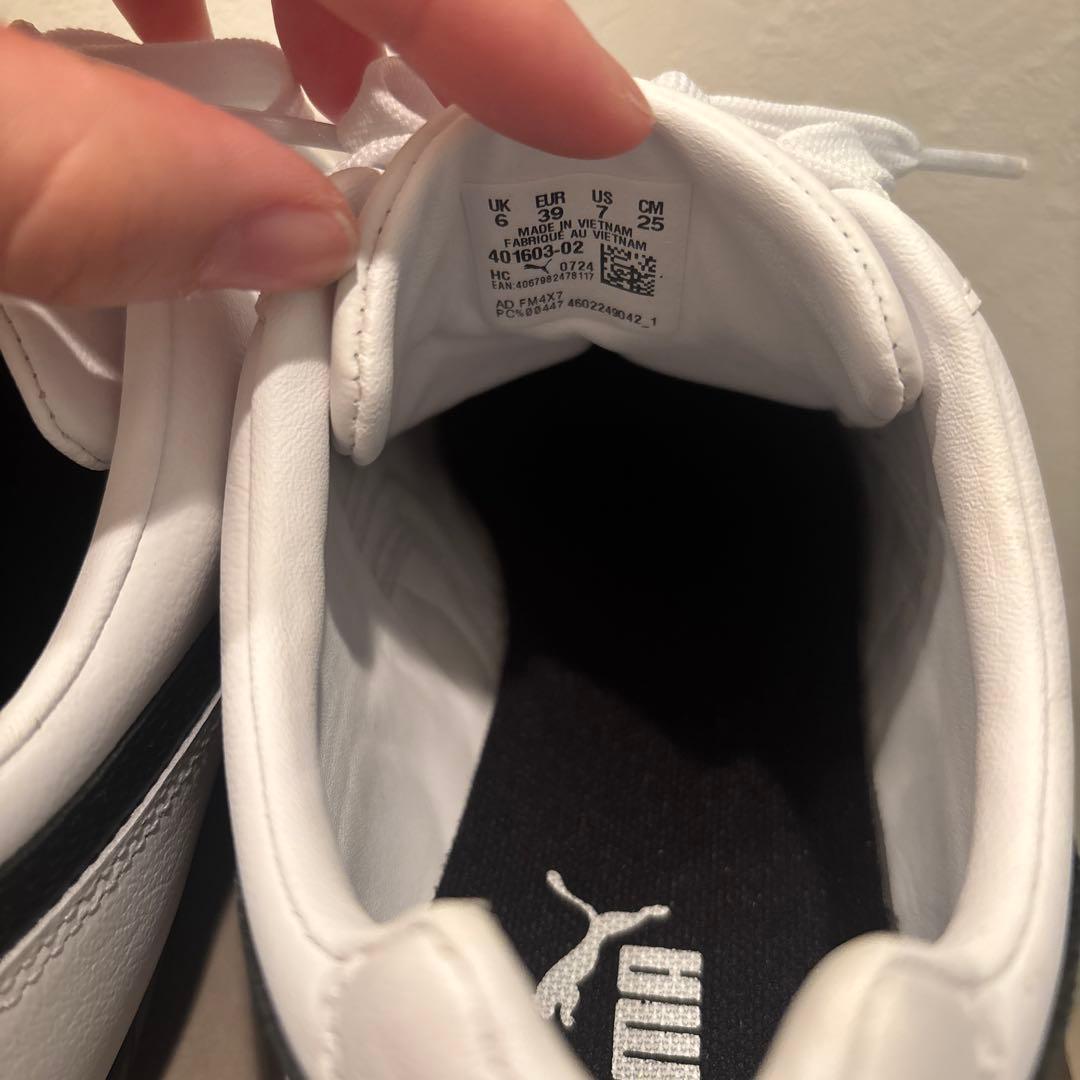 美品！ PUMA スニーカー レザー スピードキャット 25センチ