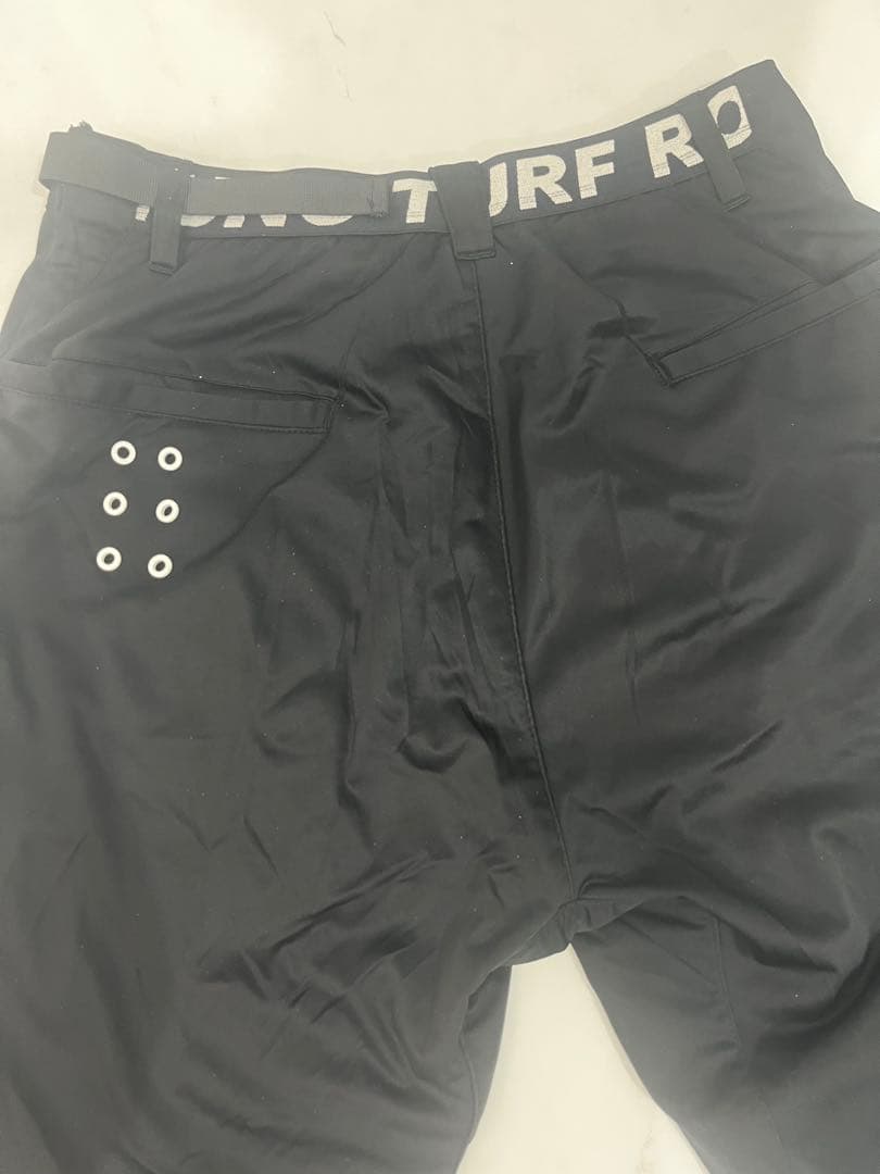 Russeluno ブラックジョガーパンツ