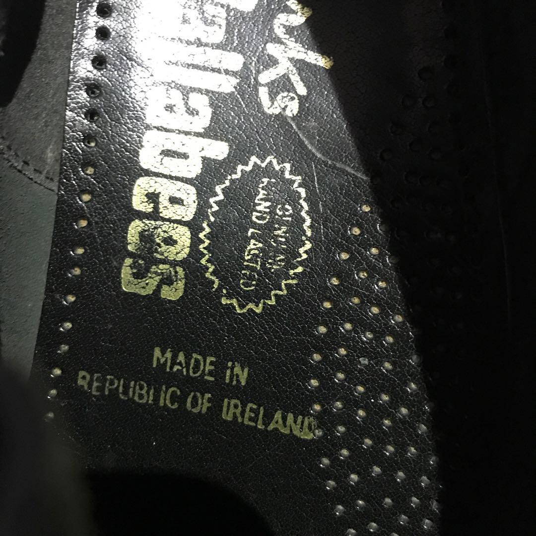 アイルランド製　クラークス　ワラビーブーツ　ブラック　レザー