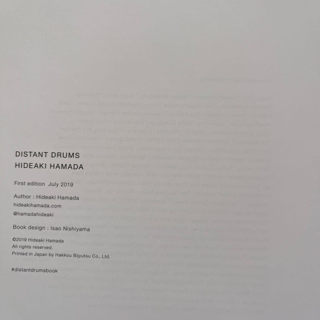 DISTANT DRUMS / HIDEAKI HAMADA 濱田英明 初版