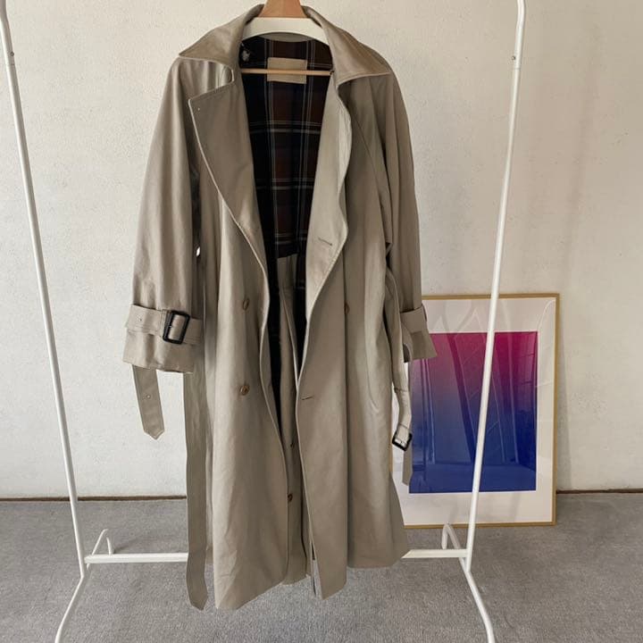 IRENE 美品！リバーシブルトレンチコート