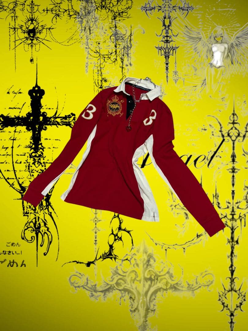 y2k平成ギャル　ラルフローレンぴちTポロ　フェアリーグランジ　マクブリンク古着