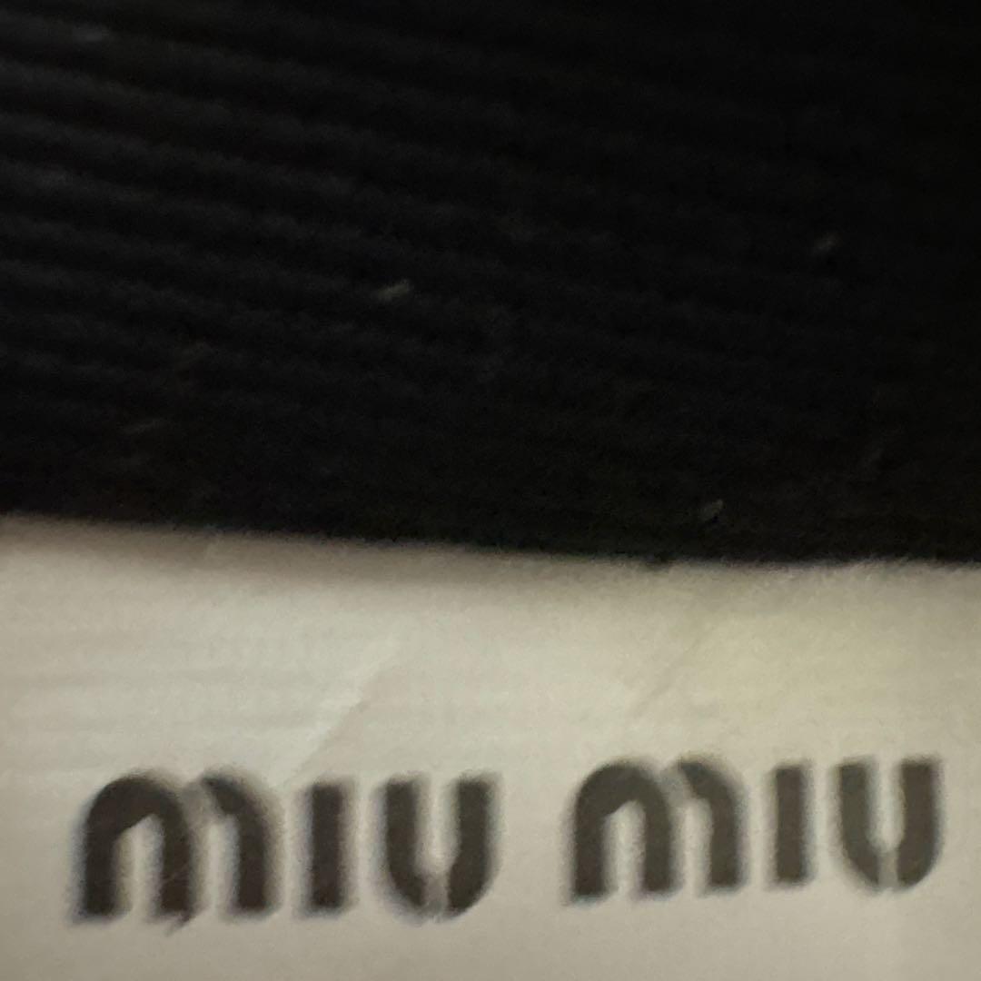 miu miu ブラック ショルダーバッグ